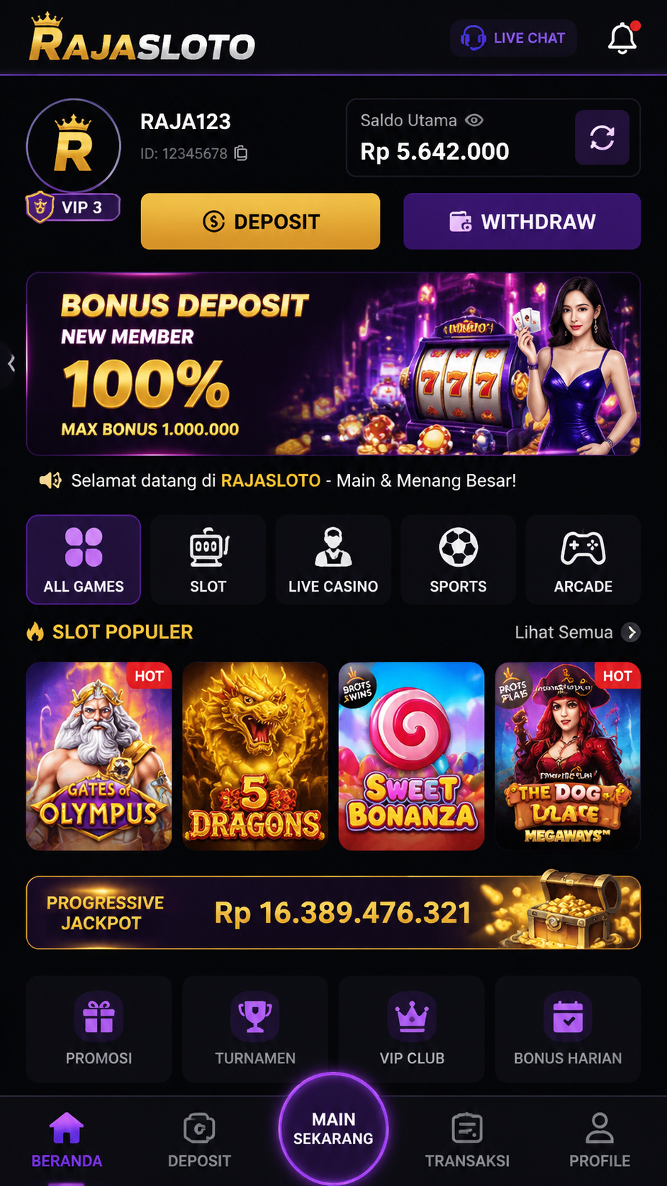 Screenshot 3 rajasloto